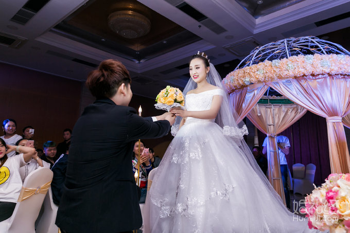 2017香槟色主题婚礼会场 2017香槟色主题婚礼会场